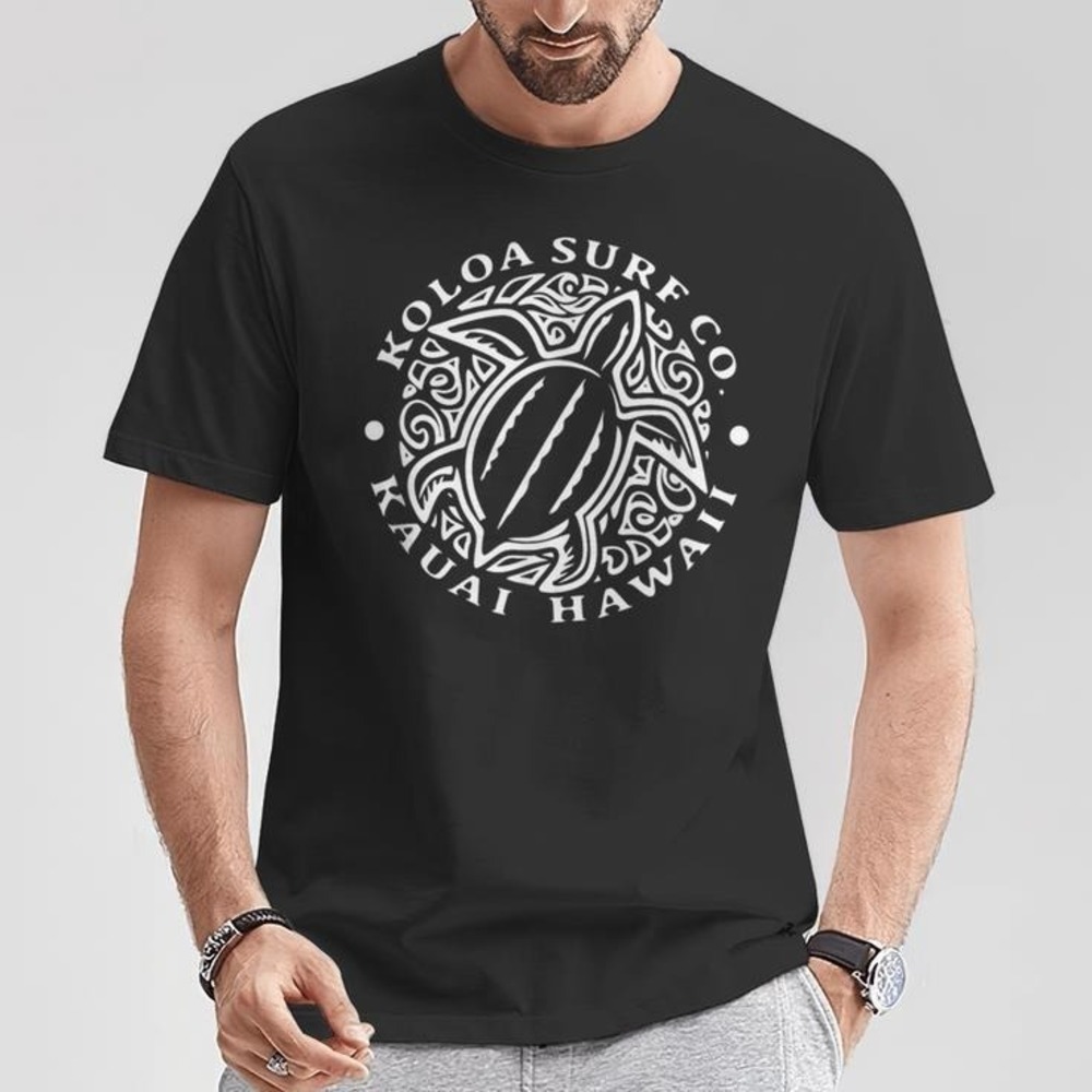 Koloa Surf Hawaiian Honu Turtle Logo Beach Retro Fan Gift T-Shirt